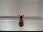 VINTAGE SMALL BRASS PINEAPPLE COCKTAIL STICK HOLDER