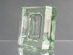 Vintage Square Heavy Glass Ashtray