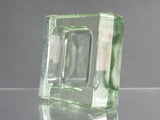 Vintage Square Heavy Glass Ashtray