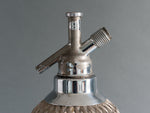 VINTAGE GLASS & METAL MESH SPARKLETS SODA SYPHON