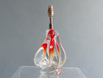 1960s Belgium Doyen Crystal Handblown Lamp Base