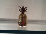 VINTAGE SMALL BRASS PINEAPPLE COCKTAIL STICK HOLDER