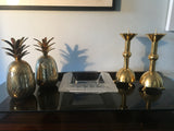 Large Vintage Brass Pineapple Ice Bucket