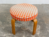 Midcentury Bentwood Ply Foot Stool