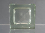 Vintage Square Heavy Glass Ashtray