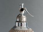 VINTAGE GLASS & METAL MESH SPARKLETS SODA SYPHON