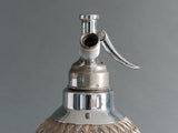 VINTAGE GLASS & METAL MESH SPARKLETS SODA SYPHON