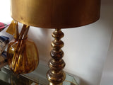 Pair 1950's Solid Brass Stiffel Table Lamps