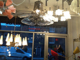 Murano Glass Petal Chandelier by Carlo Nason for Mazzega