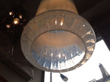 White Glass Mottled Hanging Light