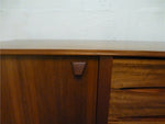 Morris of Glasgow Walnut and Teak Sideboard