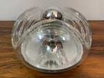 1970s Wave Chrome Peill & Putzler Wall Lights