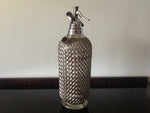 VINTAGE GLASS & METAL MESH SPARKLETS SODA SYPHON