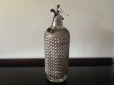 VINTAGE GLASS & METAL MESH SPARKLETS SODA SYPHON