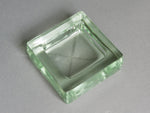 Vintage Square Heavy Glass Ashtray