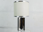 Pair of 1960's Sciolari Chrome Table Lamps