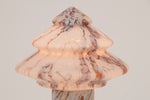 Art Deco 1930s Marbled Glass Conical Table Lamp