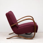 Pair of 1930s Art Deco H269 Armchairs by Jindrich Halabala