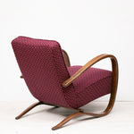 Pair of 1930s Art Deco H269 Armchairs by Jindrich Halabala