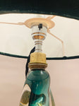 1950s Val St Lambert Green Table Lamp