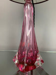 1950s Val St Lambert Pink Table Lamp