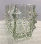 1960s Czech Sklo Union Jardiniere Glass Vase by Vladislav Urban