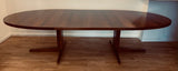 1960s Oval John Mortensen Rosewood Dining Table HM55