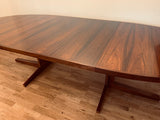 1960s Oval John Mortensen Rosewood Dining Table HM55