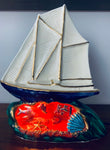 1960s French Vallauris Ceramic Yacht Lamp