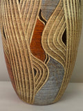 1960s Large German Sawa Ceramic Pottery Vase