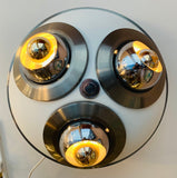 1960s Italian Space Age UFO Flush Mount Ceiling Light