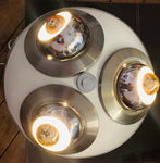 1960s Italian Space Age UFO Flush Mount Ceiling Light