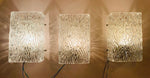 1960s J.T. Kalmar Sculpted Glass Wall Lights