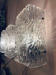 1960s J.T. Kalmar Sculpted Glass Wall Lights