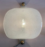 1960s Kaiser Leuchten Murano Glass Wall Light