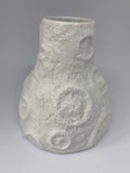 1960s Scherzer Bavaria White Porcelain Bisque Vase