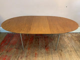 1960s Stag Furniture Oval Extending Dining Table & 8 S230 Dining Chairs