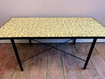 1960s Yellow and Gold Tiled Coffee Table