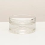 1960s Vintage Clear Glass Circular Ashtray