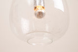 1970s German Limburg Bubbled Glass Pendant Light