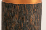 1970s Large Copper West German Brutalist Cylindrical Vase