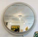 1970s German Round Illuminated Wall Mirror