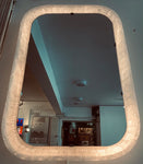 1970s German Illuminated Lucite Wall Mirror