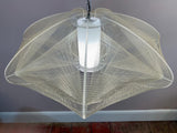 1970s Nylon and Perspex Ceiling Lamp by Paul Secon