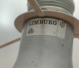1970s Glashütte Limburg Glass Table Lamp