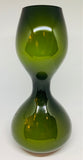 1970s Handblown Holmegaard Hourglass Vase
