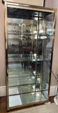 1970s Italian Gold Chrome Cabinet Renato Zevi Style