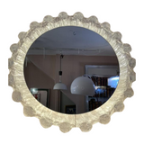 1970s Illuminated Lucite Droplet Wall Mirror