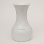 1970s White Glazed Ceramic Vase by Thomas of Germany
