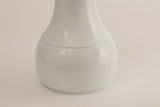 1970s White Glazed Ceramic Vase by Thomas of Germany